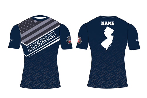 American MMA Wrestling Sublimated Compression Shirt