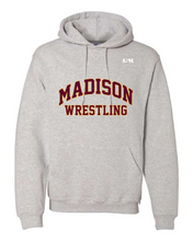 Madison Wrestling Cotton Hoodie - Black / Gray