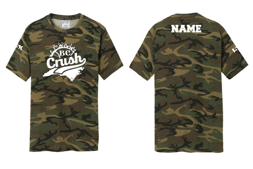 BC Crush Softball Cotton Crew Tee - Military Camo