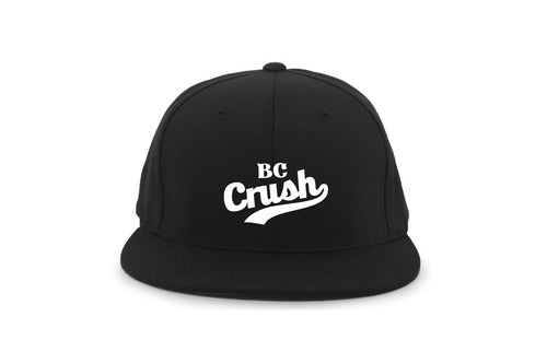 BC Crush Softball Flexfit Cap - Black