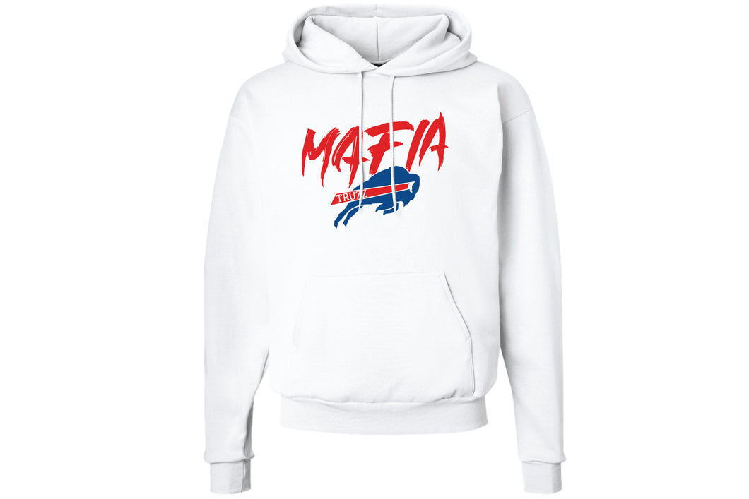 Truzz Bills Cotton Hoodie - White