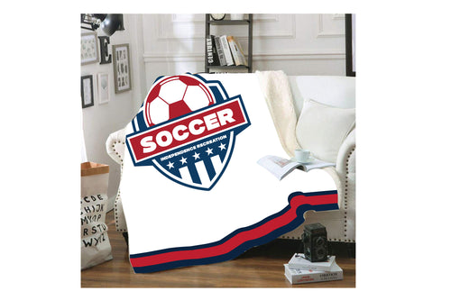 Independence Rec Soccer Sublimated Blanket
