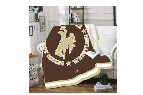 Catty Rough Riders Wrestling Sublimated Blanket