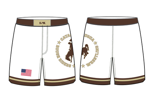 Catty Rough Riders Wrestling Sublimated Fight Shorts