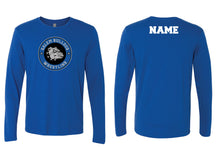 Salem Bulldogs Wrestling Cotton Long Sleeve Shirt - Royal