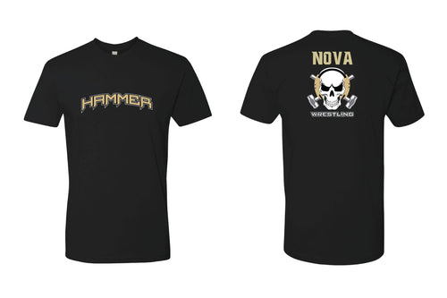 Hammer Wrestling Cotton Crew Tee - Black