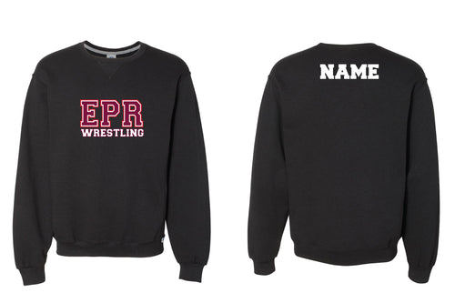 Emerson Park Ridge Wrestling Cotton Crewneck Sweatshirt - Black