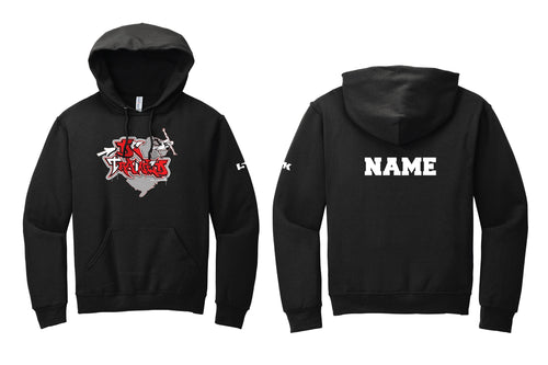 DC Trained Cotton Hoodie - Black/White/Red