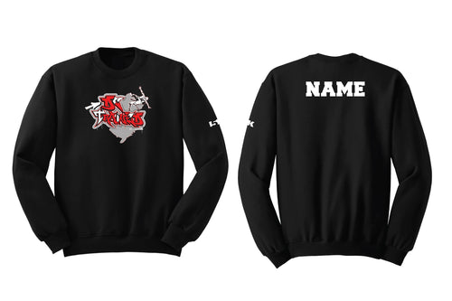 DC Trained Cotton Crewneck Sweatshirt - Black/White/Red