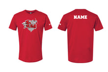 DC Trained Cotton Crew Tee - Black/White/Red