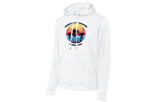 Wrestling in Paradise Dryfit Hoodie - White