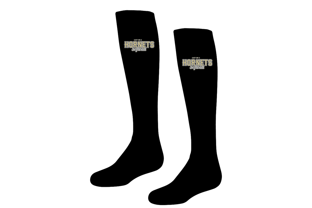 East Hartford Softball Sublimated Knee High Socks - Black