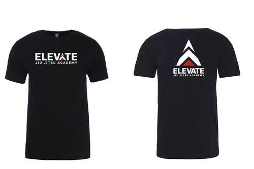 Elevate Jiu Jitsu Academy Cotton Crew Tee - Black