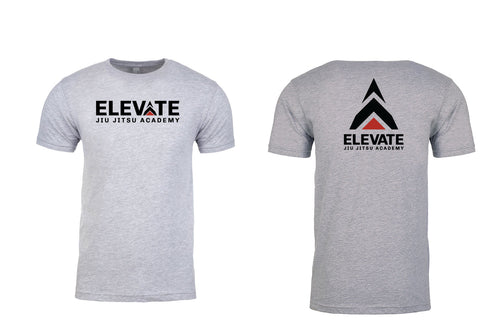 Elevate Jiu Jitsu Academy Cotton Crew Tee - Gray