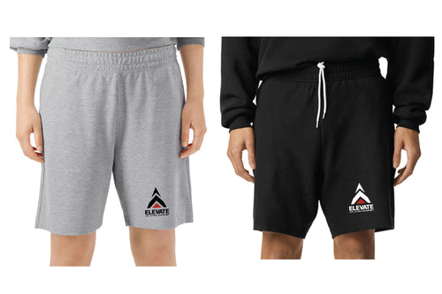 Elevate Jiu Jitsu Academy Cotton Shorts - Gray / Black