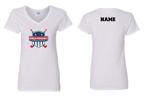 Independence Rec Field Hockey Cotton V-Neck Tee - (4 Color Options)