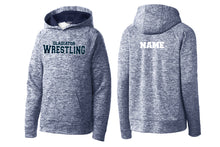 Bristol Gladiators Wrestling Electric Heather Fleece Hooded Pullover - Navy