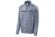 Bristol Gladiators Wrestling Electric Heather Fleece 1/4-Zip Pullover - Navy