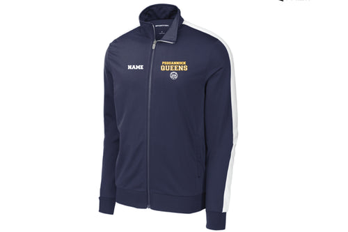 Pequannock Queens Soccer FullZip Jacket - Navy