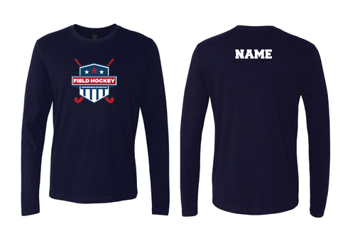 Independence Rec Field Hockey Cotton Long Sleeve Shirt - Navy