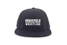 Grassfield Grizzlies Wrestling Flexfit Cap - Navy