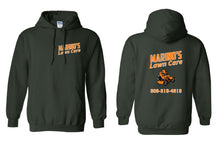 Marino's Lawn Care Cotton Hoodie - Forest Green