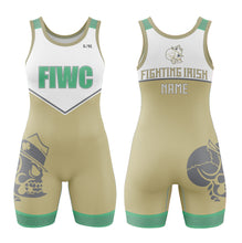 Fightin' Irish Wrestling Sublimated Women's Singlet - Design 6