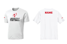 Lawrenceville Football Dryfit Performance Tee - White
