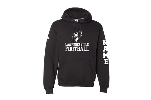 Lawrenceville Football Cotton Hoodie - Black