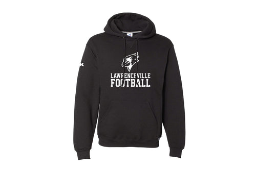 Lawrenceville Football Cotton Hoodie - Black