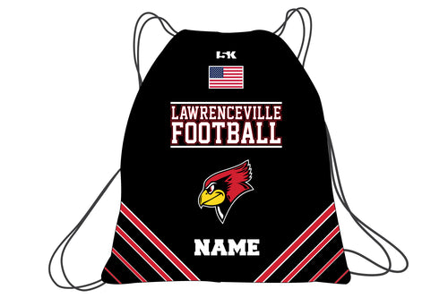 Lawrenceville Football Sublimated Drawstring Bag