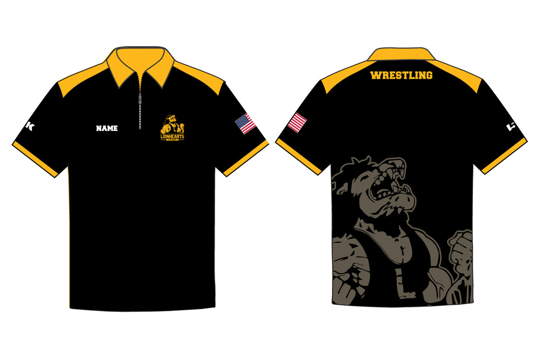 Lionhearts Wrestling Sublimated Polo Shirt