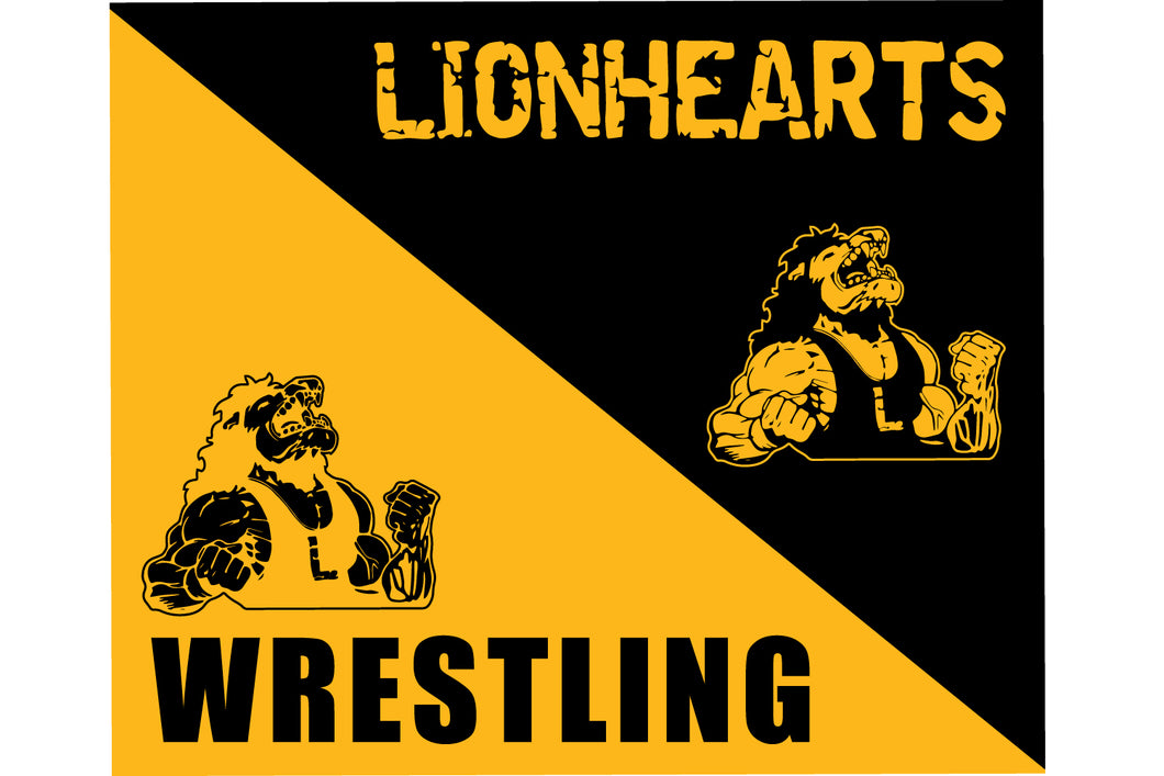 Lionhearts Wrestling Sublimated Mousepad