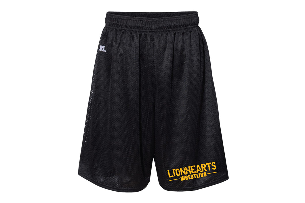 Lionhearts Wrestling Russell Athletic Tech Shorts - Black