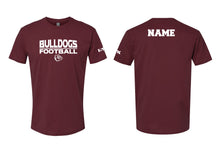 Lynn English Bulldogs Football Cotton Crew Tee - Heather Grey