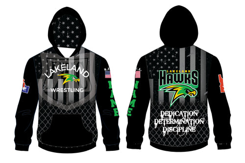 Lakeland Wrestling Sublimated Hoodie