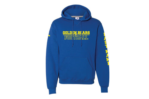 Lyndhurst Golden Bears Football Russell Athletic Cotton Hoodie - Royal