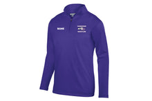 Marshwood Wrestling Sportswear Wicking Fleece Quarter-Zip Pullover Design 2- Purple/Gray/Black