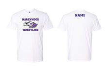 Marshwood Wrestling Cotton Crew Tee Design 2 - Black/Heather gray/White