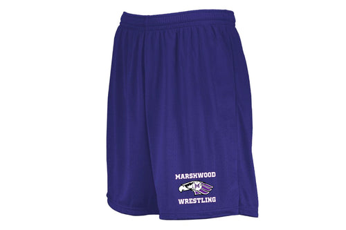 Marshwood Wrestling Athletic Shorts - Purple