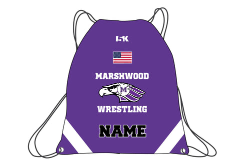 Marshwood Wrestling Sublimated Drawstring Bag