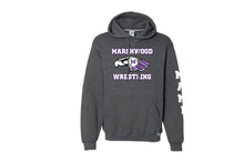 Marshwood Wrestling Cotton Hoodie - Purple/Heather/Black