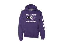 Marshwood Wrestling Cotton Hoodie - Purple/Heather/Black