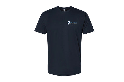 NJ Institute for Pain Relief Cotton Crew Tee - Navy