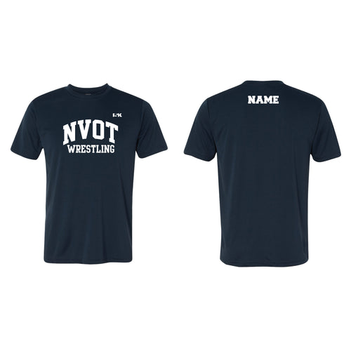 NVOT Wrestling DryFit Performance Tee - Navy