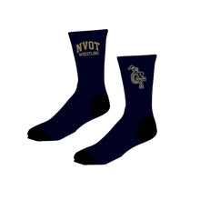 NVOT Wrestling Sublimated Socks - Navy