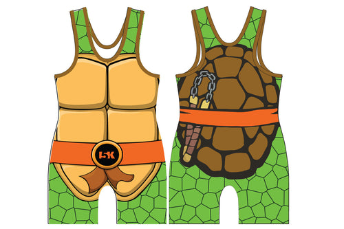 Orange Turtle Singlet