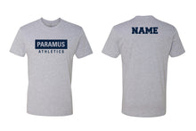 Paramus Athletics Cotton Crew Tee - Navy/Heather Gray