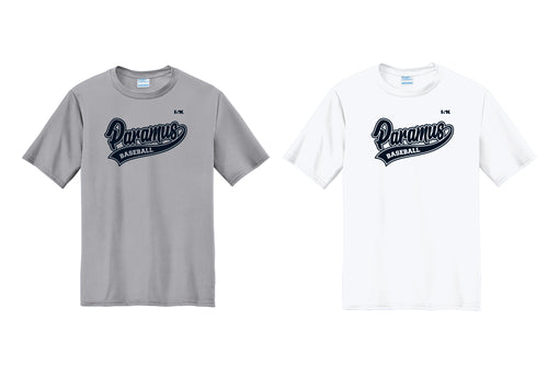 Paramus Baseball Performance League Tee- White/Silver
