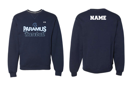 Paramus Baseball Cotton Crewneck Sweatshirt - Navy